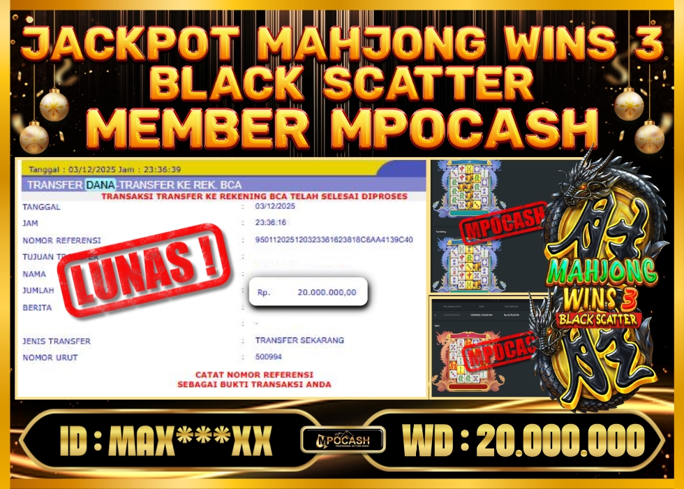 MPOCASH JACKPOT MAHJONG WINS 3